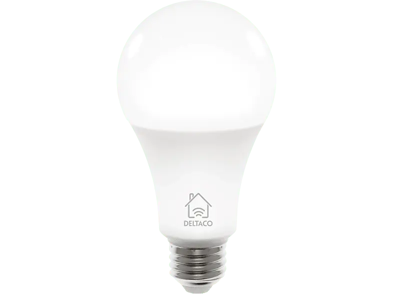 Deltaco Smarte LED-Lampe SH-LE27W, 9W, E27, dimmbar, Weiß; LED Lampe
