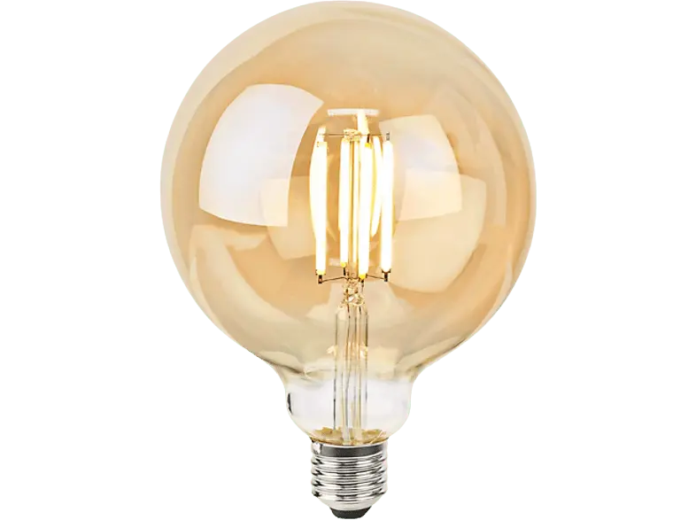 Nedis Smartlife LED Filament Lampe Globe, E27, 7W., Warmweiß