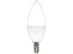 Deltaco Smarte LED-Lampe SH-LE14W, 5W, E14, dimmbar, Weiß; LED Lampe