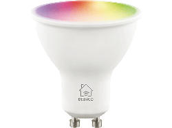 Deltaco Smarte LED-Spot SH-LGU10RGB, 5W, GU10, dimmbar, RGB; LED Spot