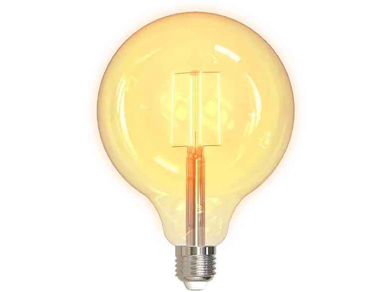 Deltaco Smarte Filamentlampe SH-LFE27G125, 5.5W, E27, dimmbar, Weiß; LED Lampe