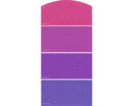 Hornbach Farbmusterkarte Farbtonkarte H21 Glitzer Effekt Soft Farbwelt pink 21x10 cm