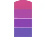 Hornbach Farbmusterkarte Farbtonkarte H21 Glitzer Effekt Soft Farbwelt pink 21x10 cm