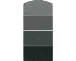 Farbmusterkarte Farbtonkarte H23 Glitzer Effekt Soft Farbwelt grau 21x10 cm