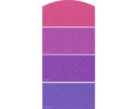 Hornbach Farbmusterkarte Farbtonkarte H27 Glitzer Effekt Intensive Farbwelt lila 21x10 cm
