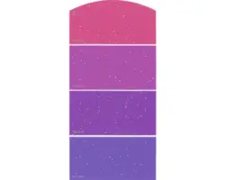 Farbmusterkarte Farbtonkarte H27 Glitzer Effekt Intensive Farbwelt lila 21x10 cm