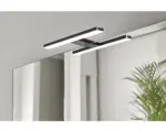 Hornbach LED Spiegelaufsatzleuchte Focco Esther 2 30 cm schwarz