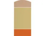 Hornbach Farbmusterkarte A03 Die Farbklassiker - Swinging Sixties 21x10 cm