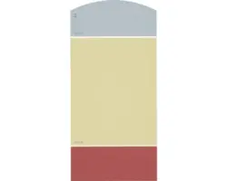 Farbmusterkarte A14 Die Farbklassiker - Goldene Zwanziger 21x10 cm