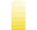 Hornbach Farbmusterkarte B03 Farbwelt gelb 21x10 cm