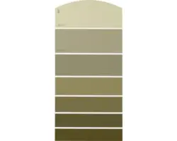 Farbmusterkarte B27 Farbwelt gelb 21x10 cm