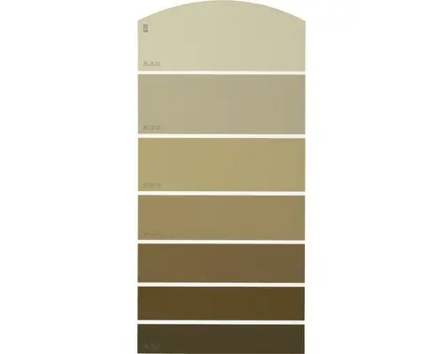 Farbmusterkarte B30 Farbwelt gelb 21x10 cm