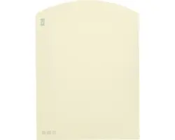 Farbmusterkarte B38 Off-White Farbwelt gelb 9,5x7 cm