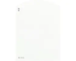 Farbmusterkarte B39 Off-White Farbwelt gelb 9,5x7 cm