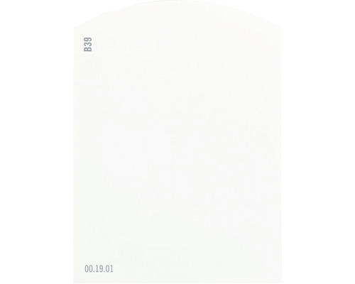 Farbmusterkarte B39 Off-White Farbwelt gelb 9,5x7 cm