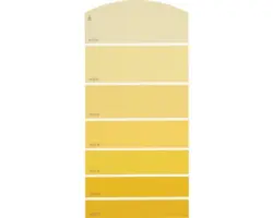 Farbmusterkarte C07 Farbwelt orange 21x10 cm