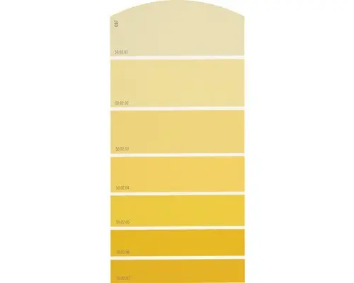 Farbmusterkarte C07 Farbwelt orange 21x10 cm