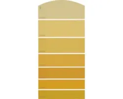 Farbmusterkarte C14 Farbwelt orange 21x10 cm