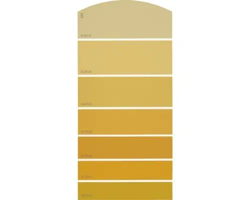 Farbmusterkarte C14 Farbwelt orange 21x10 cm