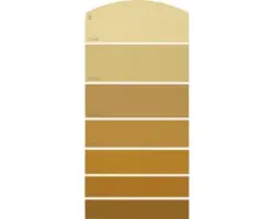 Farbmusterkarte C21 Farbwelt orange 21x10 cm