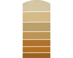 Farbmusterkarte C22 Farbwelt orange 21x10 cm