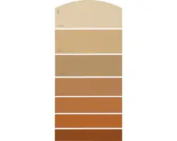 Farbmusterkarte C23 Farbwelt orange 21x10 cm