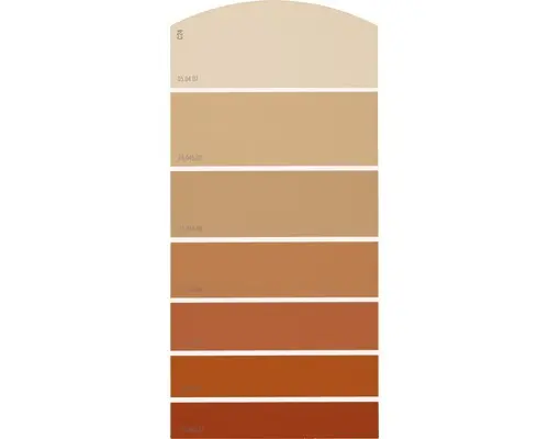 Farbmusterkarte C24 Farbwelt orange 21x10 cm