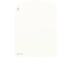 Farbmusterkarte C35 Off-White Farbwelt orange 9,5x7 cm