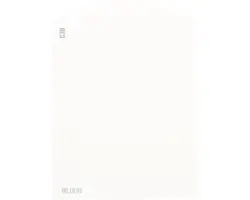 Farbmusterkarte C39 Off-White Farbwelt orange 9,5x7 cm