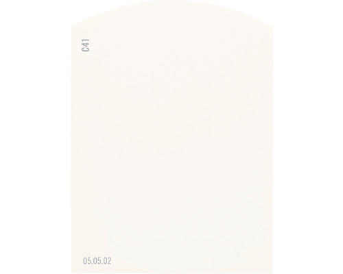 Farbmusterkarte C41 Off-White Farbwelt orange 9,5x7 cm