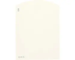 Farbmusterkarte C44 Off-White Farbwelt orange 9,5x7 cm