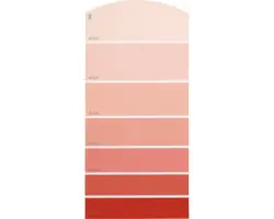 Farbmusterkarte D02 Farbwelt rot 21x10 cm