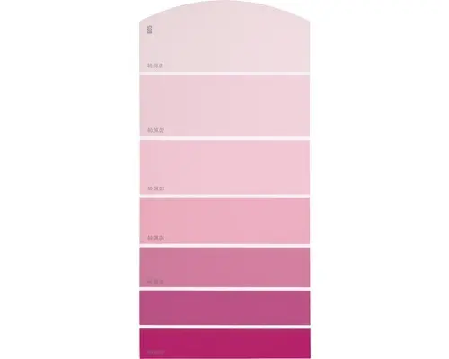 Farbmusterkarte D05 Farbwelt rot 21x10 cm