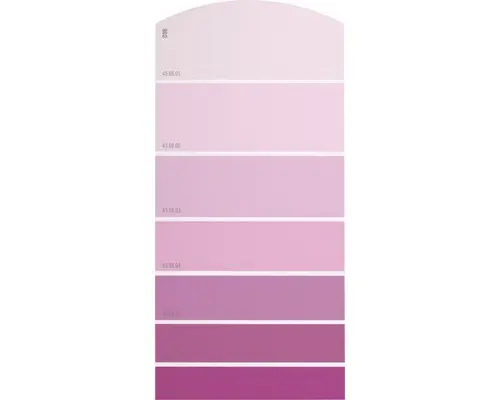 Farbmusterkarte D06 Farbwelt rot 21x10 cm