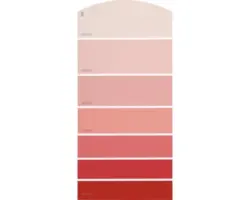 Farbmusterkarte D09 Farbwelt rot 21x10 cm