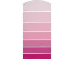 Farbmusterkarte D11 Farbwelt rot 21x10 cm