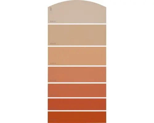 Farbmusterkarte D13 Farbwelt rot 21x10 cm