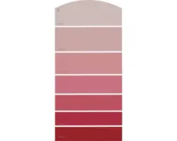 Farbmusterkarte D16 Farbwelt rot 21x10 cm