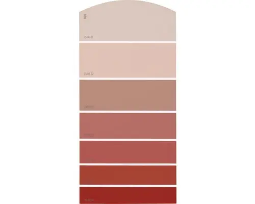 Farbmusterkarte D20 Farbwelt rot 21x10 cm