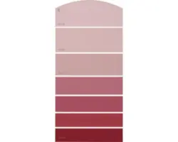 Farbmusterkarte D22 Farbwelt rot 21x10 cm