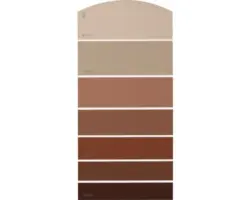 Farbmusterkarte D25 Farbwelt rot 21x10 cm