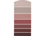Hornbach Farbmusterkarte D27 Farbwelt rot 21x10 cm