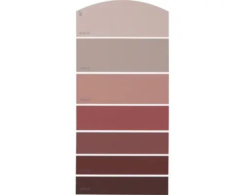 Farbmusterkarte D27 Farbwelt rot 21x10 cm