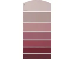 Farbmusterkarte D28 Farbwelt rot 21x10 cm