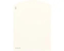 Farbmusterkarte D33 Off-White Farbwelt rot 9,5x7 cm