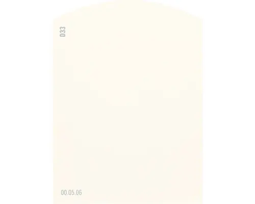 Farbmusterkarte D33 Off-White Farbwelt rot 9,5x7 cm