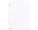 Hornbach Farbmusterkarte D35 Off-White Farbwelt rot 9,5x7 cm