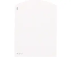 Farbmusterkarte D36 Off-White Farbwelt rot 9,5x7 cm