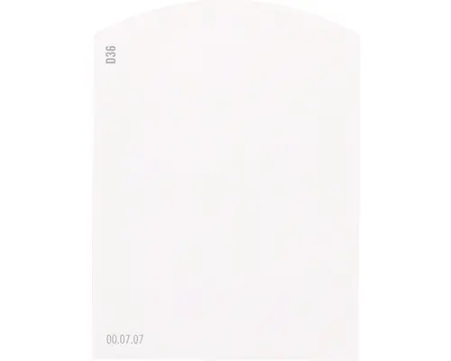 Farbmusterkarte D36 Off-White Farbwelt rot 9,5x7 cm