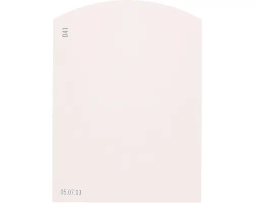 Farbmusterkarte D41 Off-White Farbwelt rot 9,5x7 cm